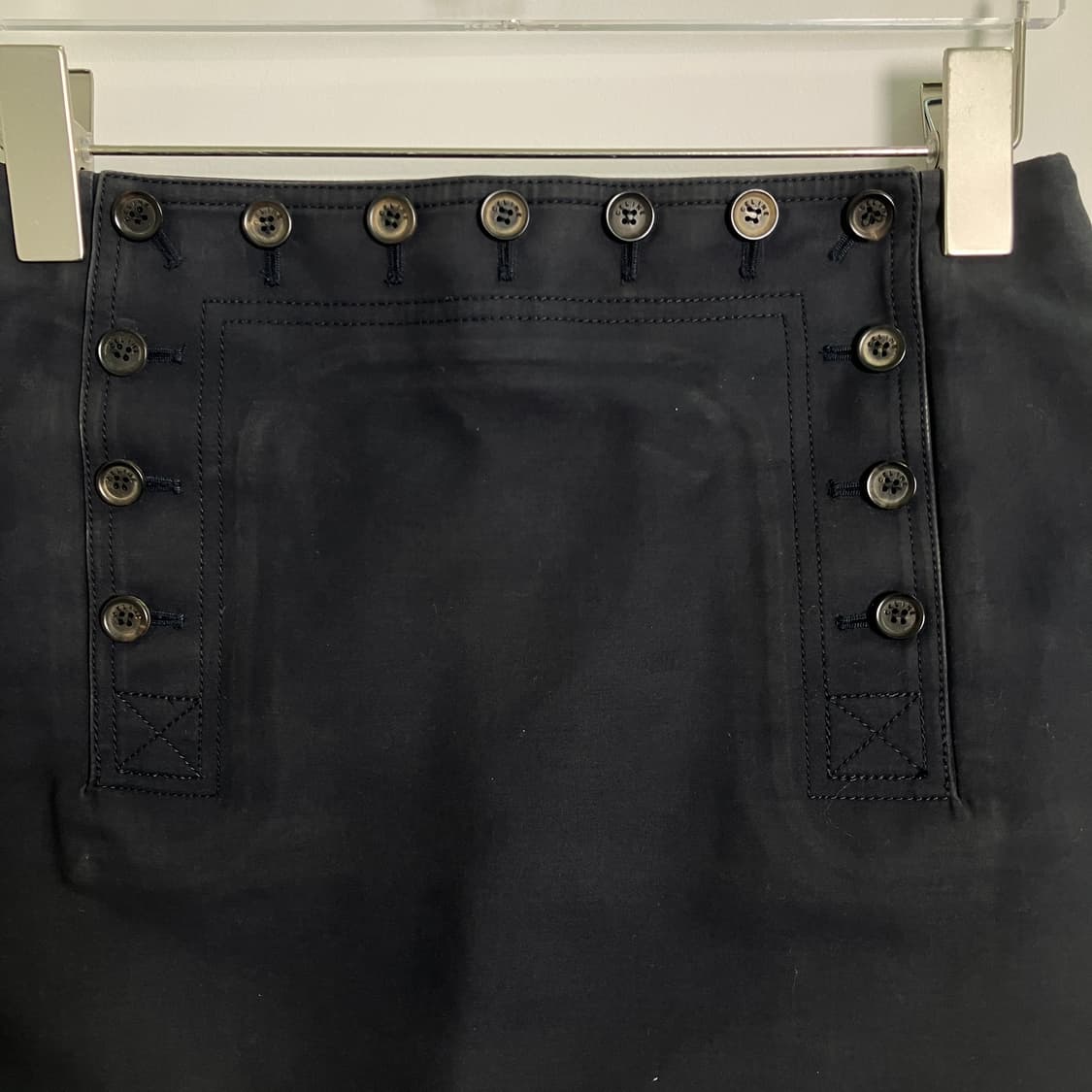 Celine 셀린느 버튼 코튼 미디스커트 40 상품이미지4