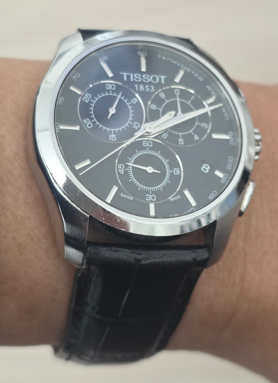 티쏘 (TISSOT) 꾸뜨리에 T035.617.11.051.00 크로노그 상품이미지5