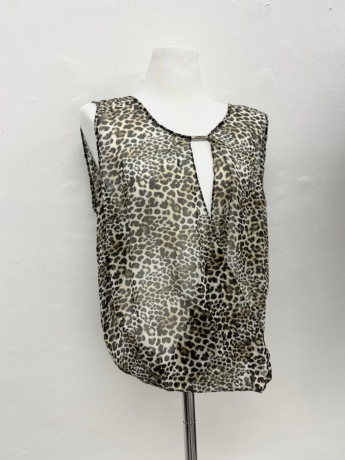 Vintage leopard sleeveless 상품이미지1