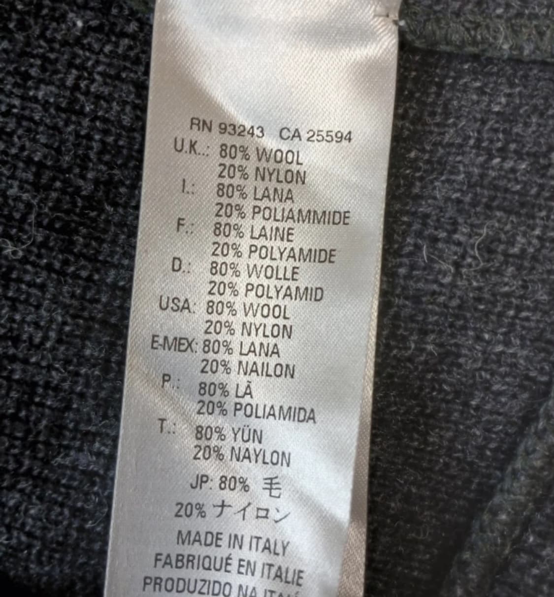 디젤 울 코트 자켓 상품이미지4