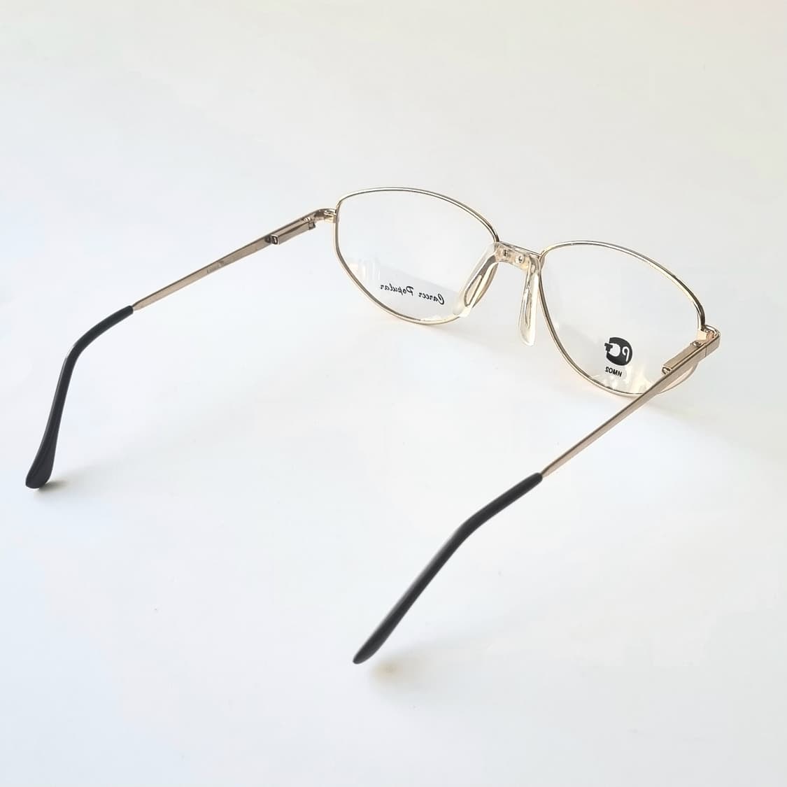 데드스탁 유럽 빈티지 골드 오벌 빅사이즈 안경테 171 상품이미지7