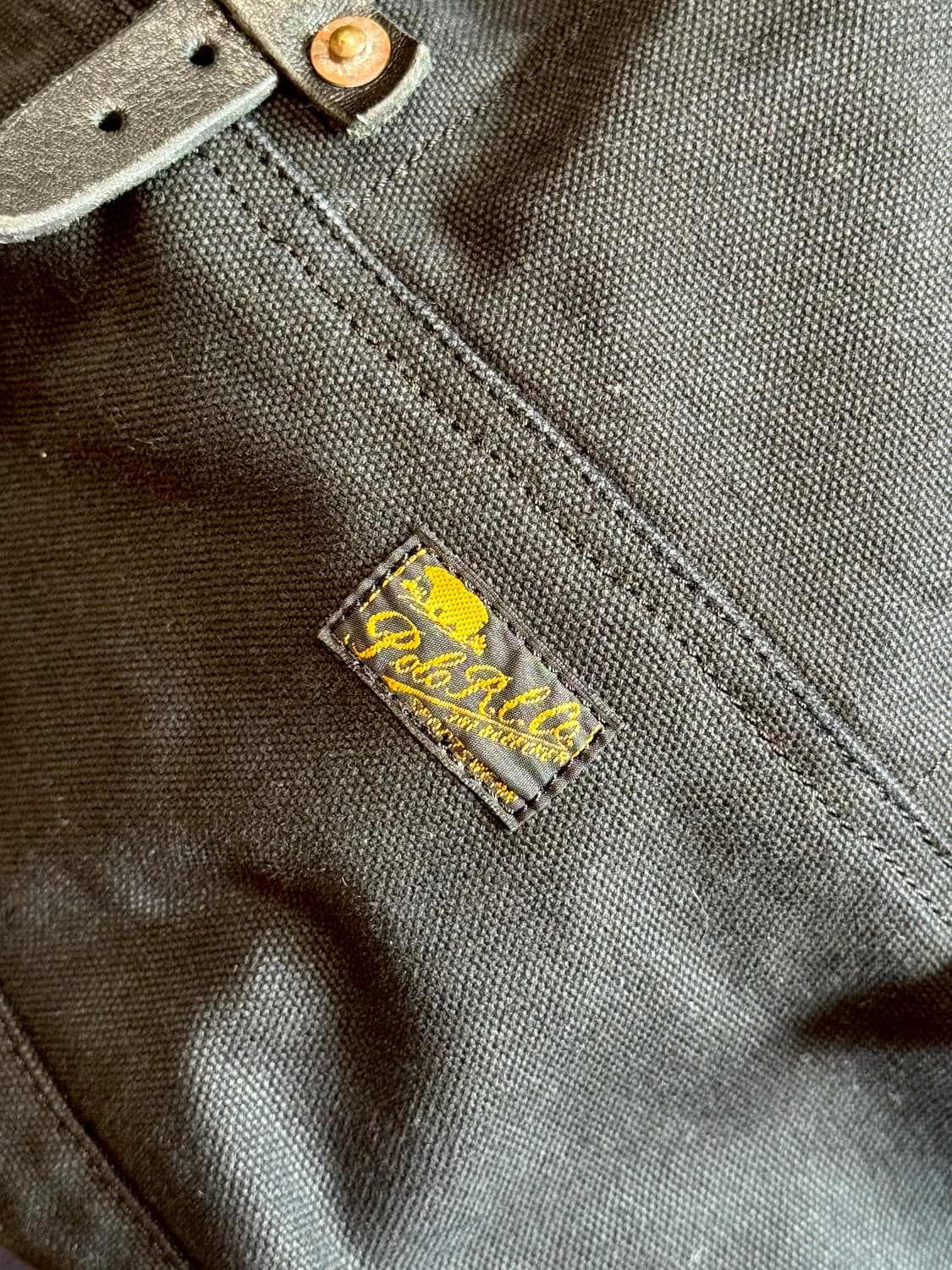 폴로 캔버스 레더 럭색 백팩 상품이미지2