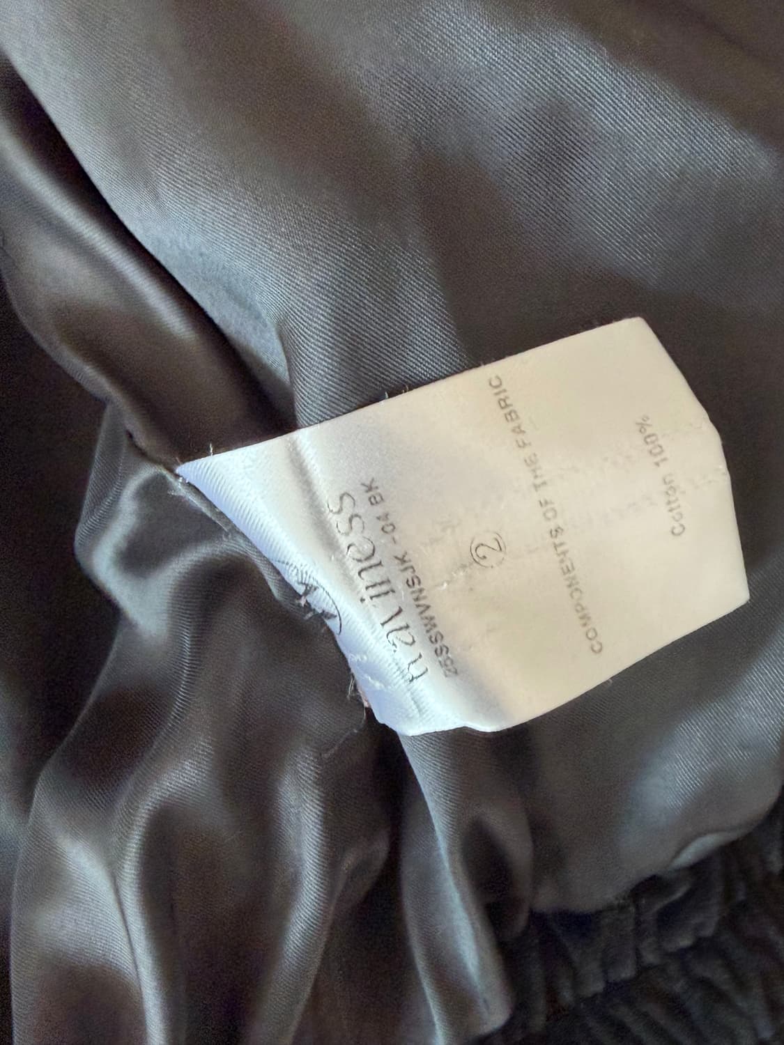 [2] Waviness 웨이비니스 25ss 벨벳 옥스포드 블루종 블랙 상품이미지4