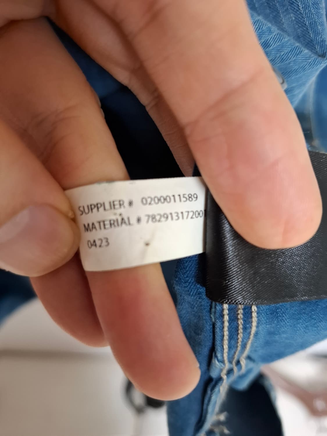 L 인디고 헤링본 트윌 워크셔츠RRL 상품이미지7