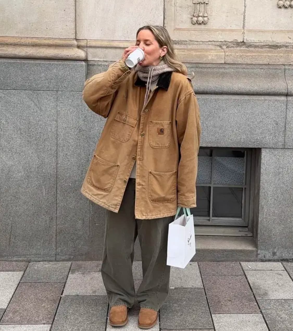 칼하트 빈티지 롱 초어 워크자켓 상품이미지1