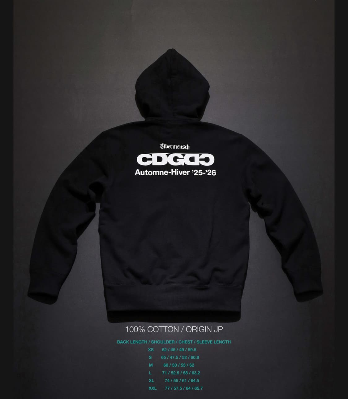 지디 cdg 콜라보 후드티 M (새상품) gd cdg 상품이미지1