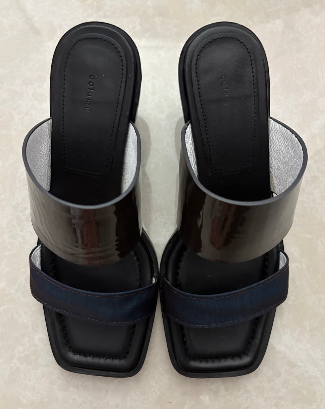 Column mule styled shoes 상품이미지1