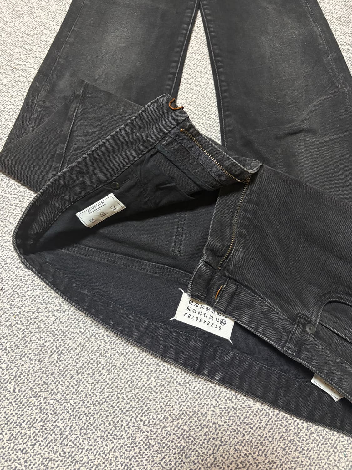 마르지엘라 블랙 데님 팬츠 31 상품이미지4