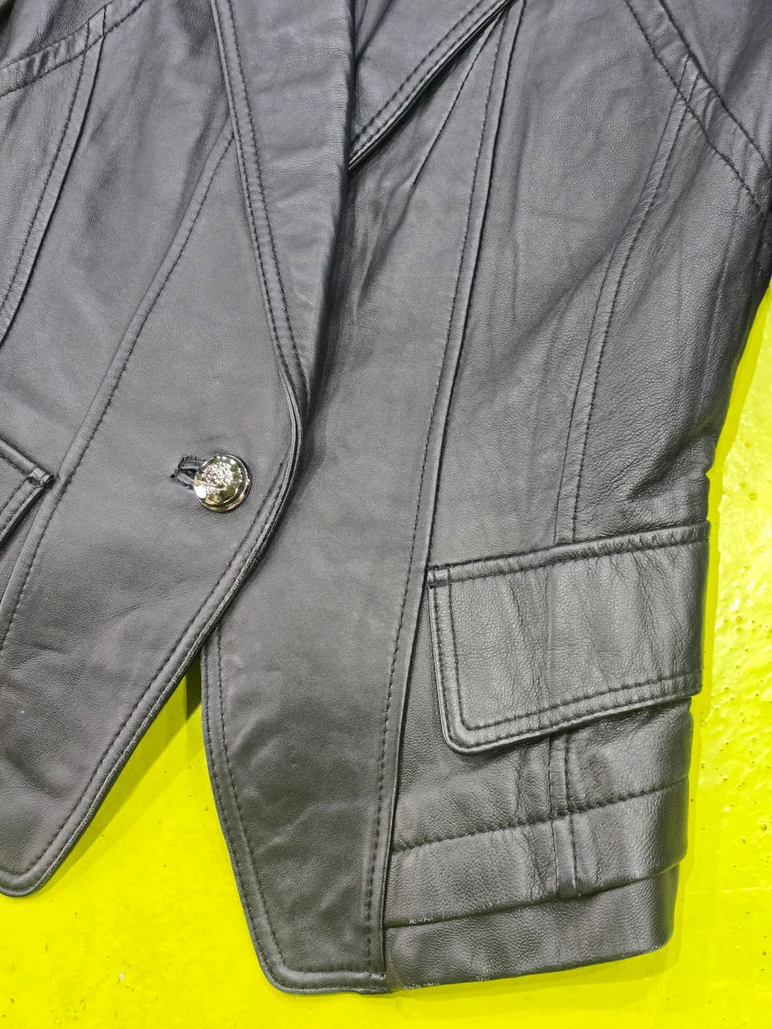 GGPX 뉴욕 블랙 가죽 자켓 XS 상품이미지9