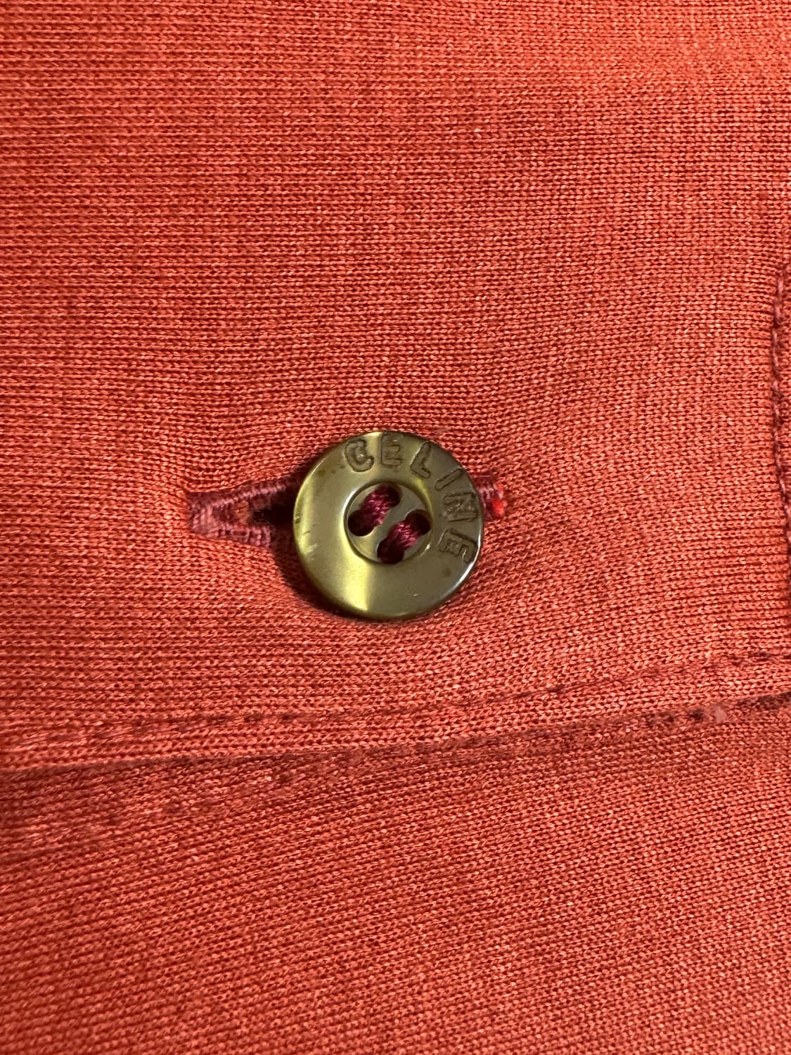 초희귀 / Celine 셀린느 트리옹프 폴로 카라티 M 상품이미지4