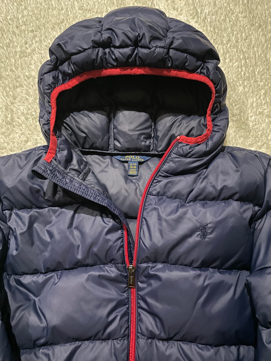 폴로 랄프로렌 스몰포니 성조기 경량패딩 상품이미지4