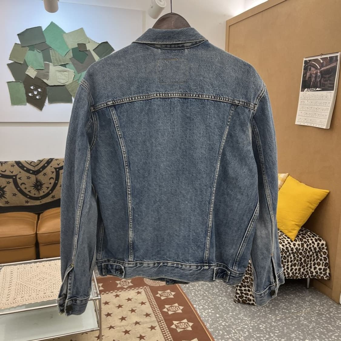 리바이스 프리미엄 빈티지 트러커 연청 데님자켓 L C10108 상품이미지4