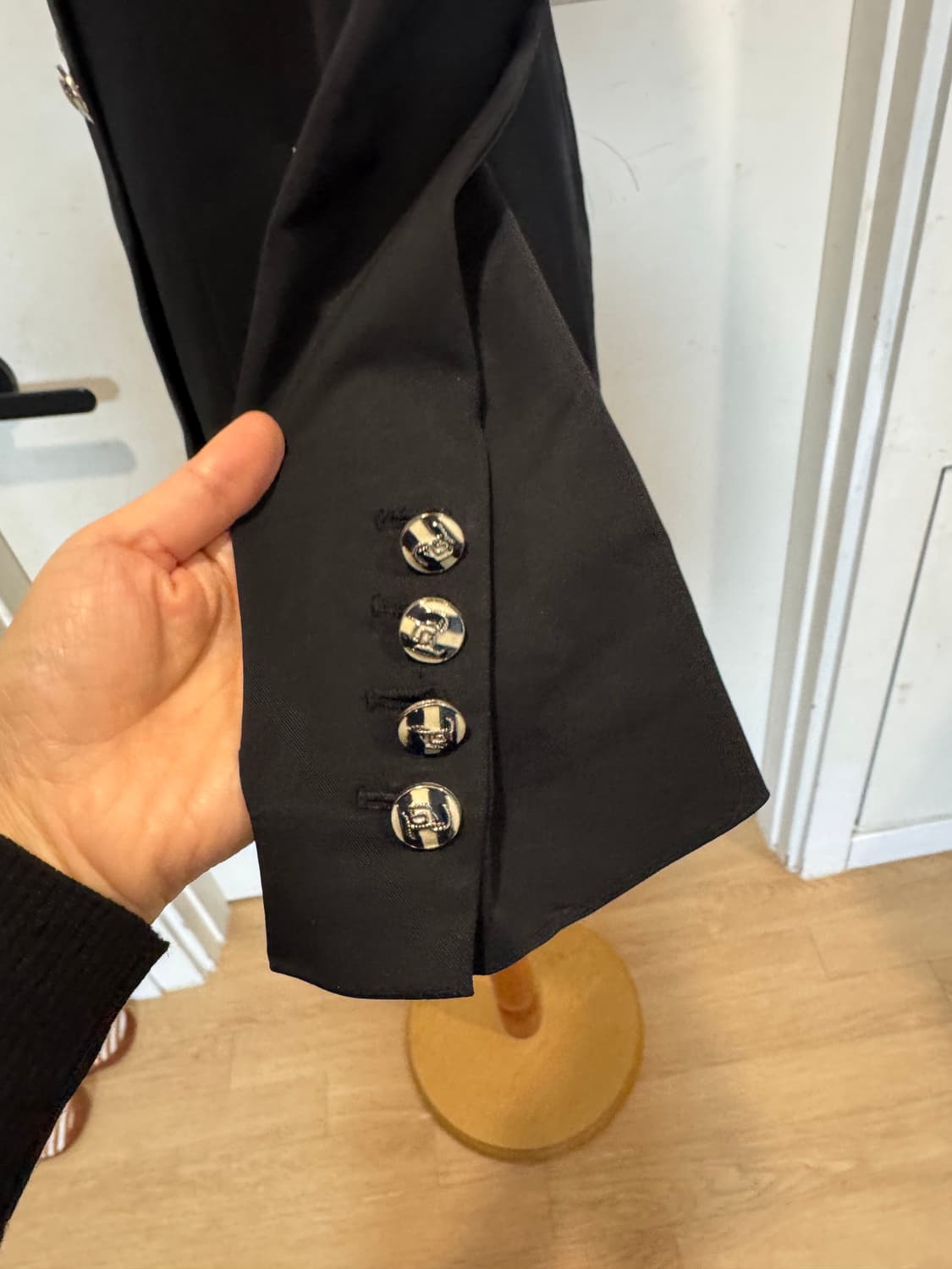 타임 블랙 더블 자켓 상품이미지6