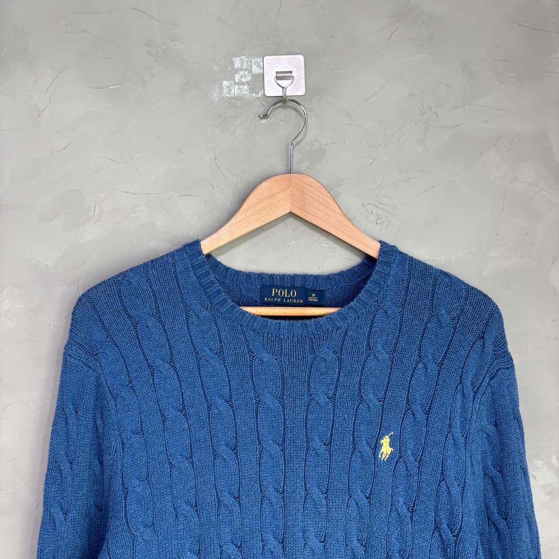 폴로 랄프로렌 꽈배기 니트 블루 상품이미지2