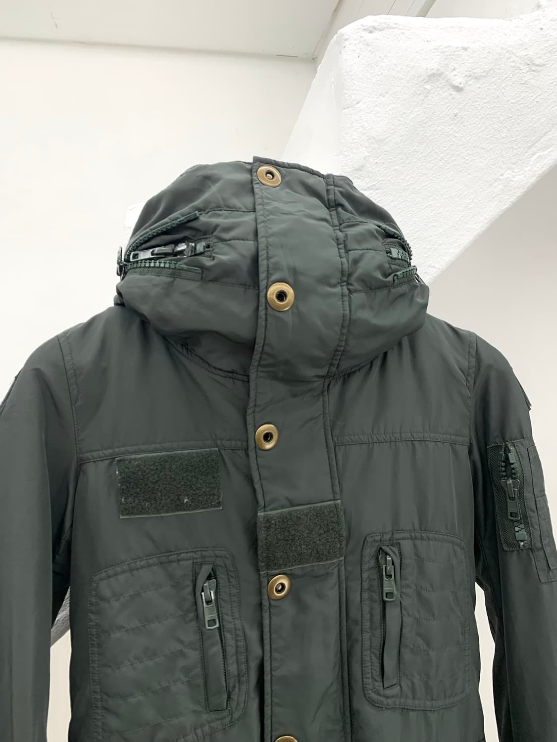 Sly khaki bono high-neck strap coat  상품이미지7