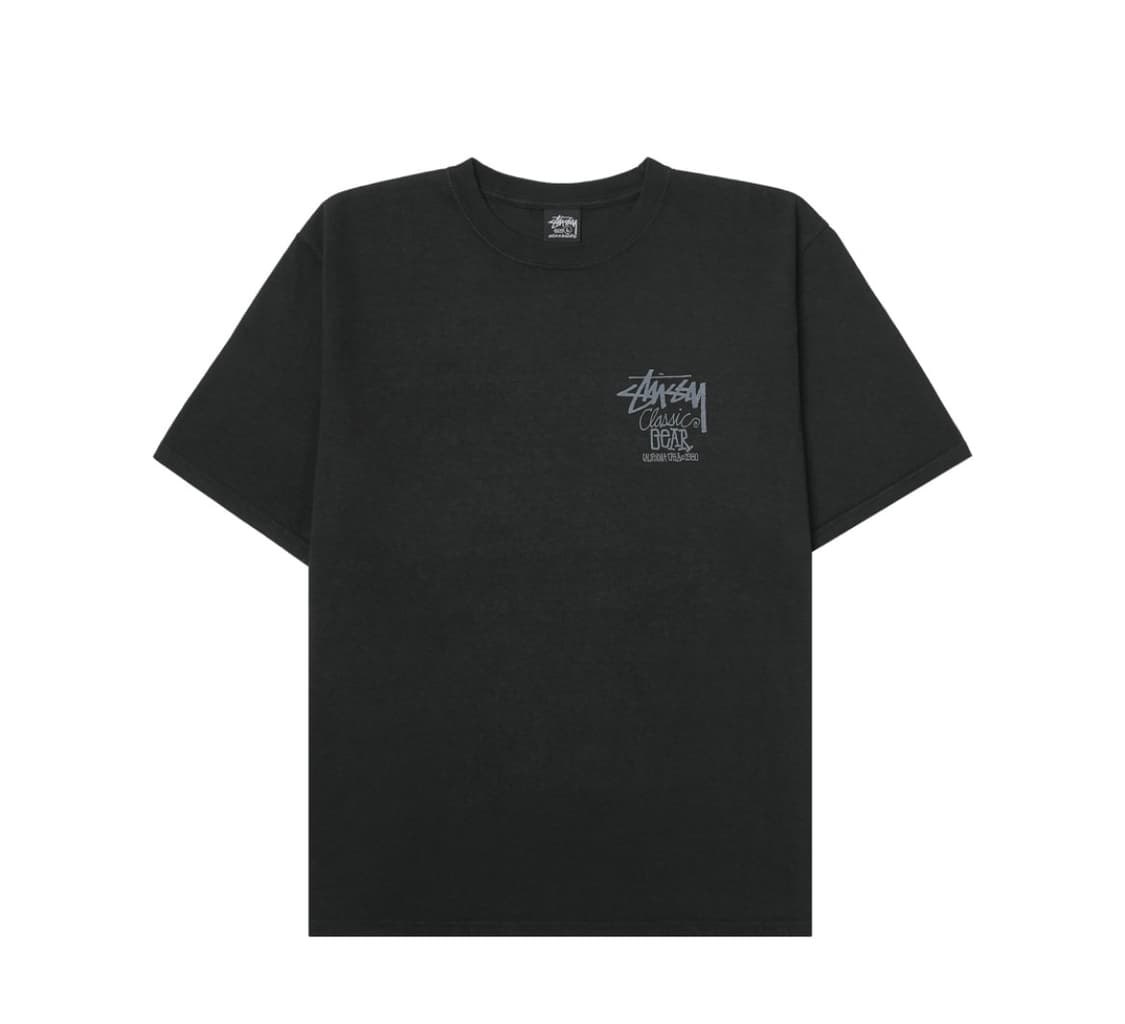 스투시 클래식 기어 티셔츠 피그먼트 다이드 블랙 상품이미지1