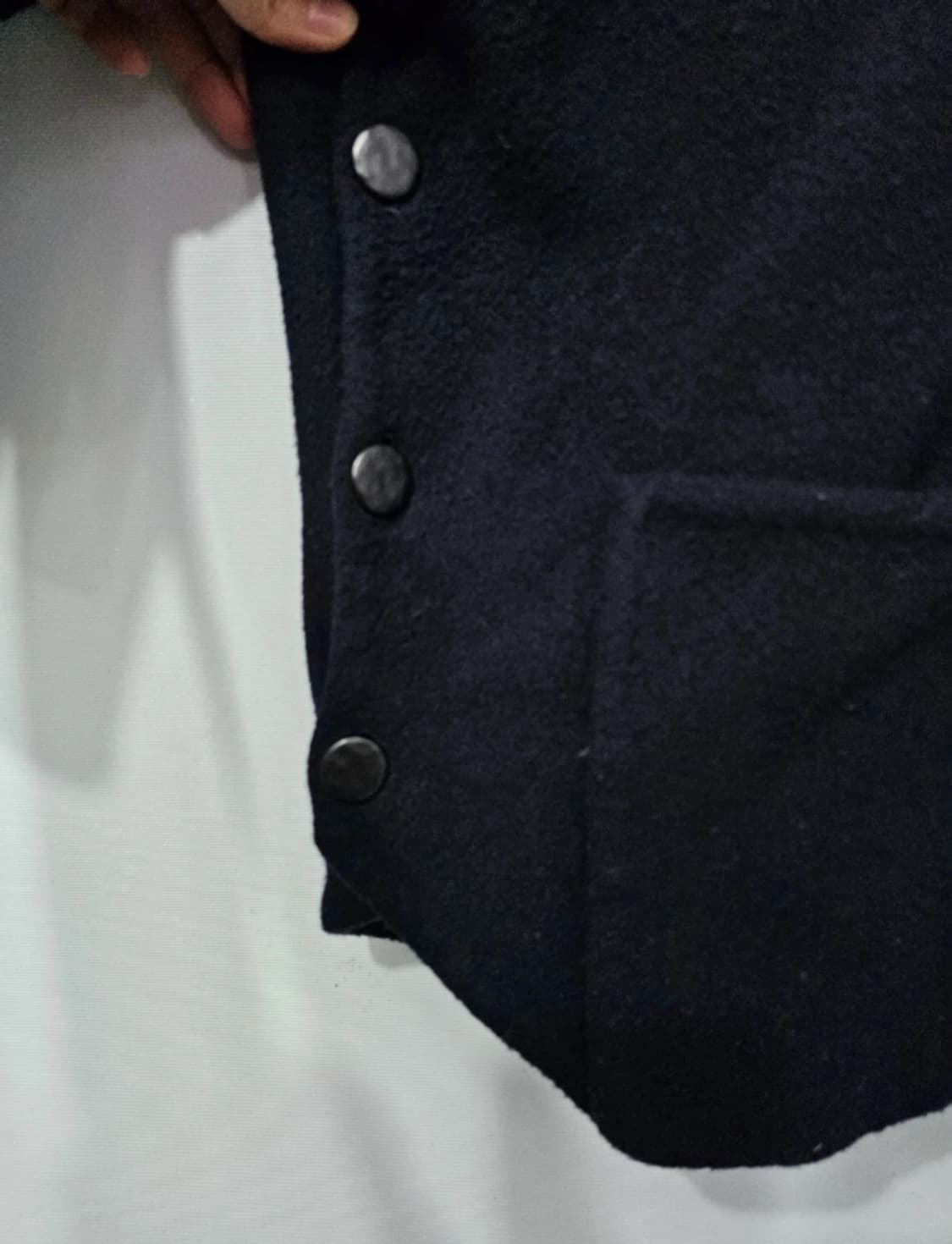 한섬 시스템SYSTEM 네이비 핸드메이드 코트 상품이미지7