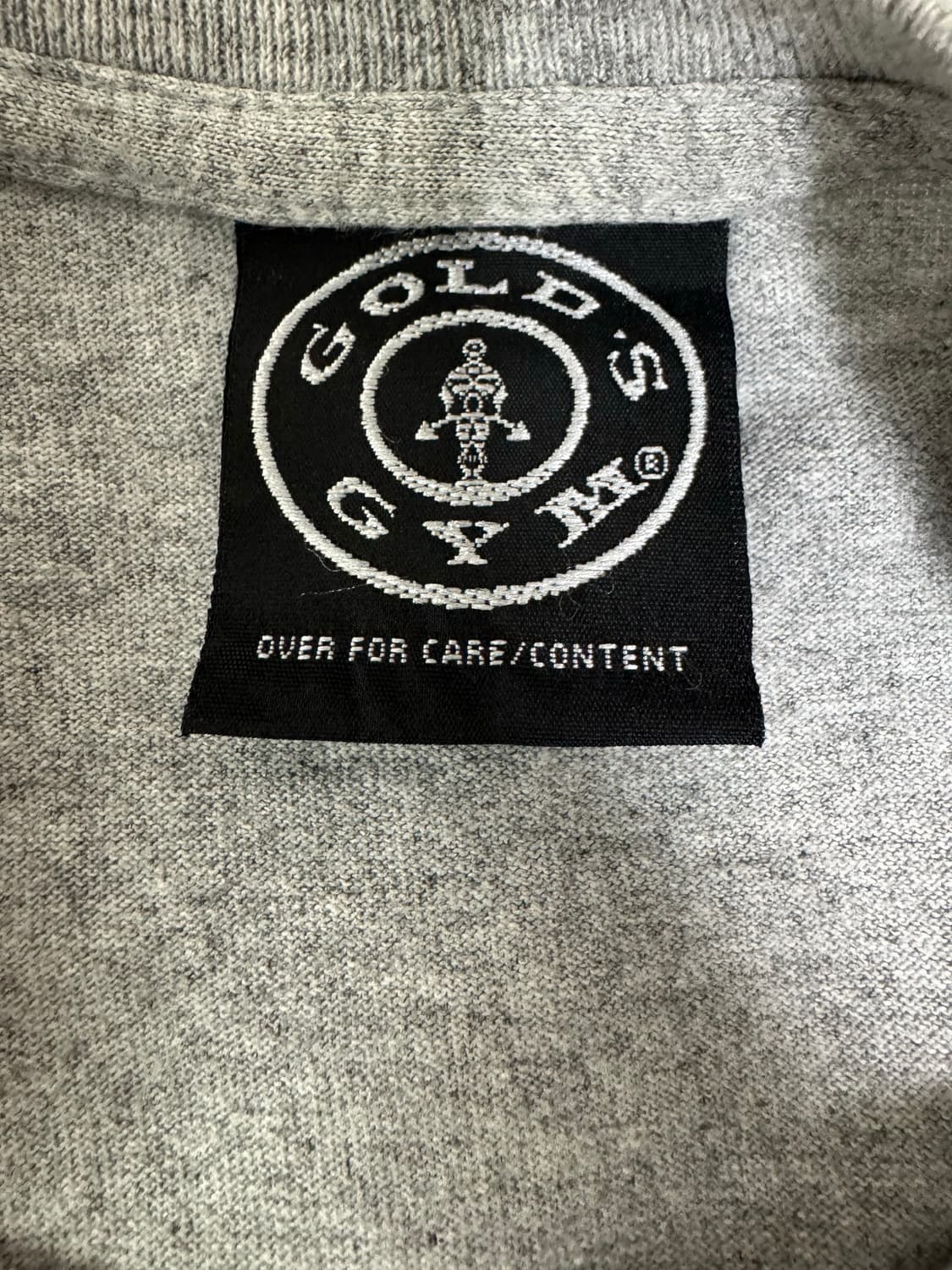 Vtg 90s GOLD'S GYM 반팔티(그레이) 상품이미지4