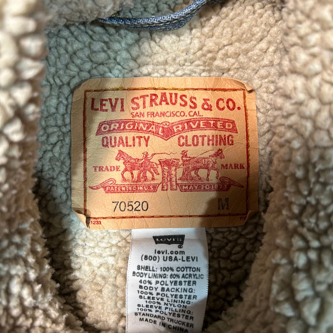 [L] 리바이스 쉐르파 데님자켓 상품이미지4