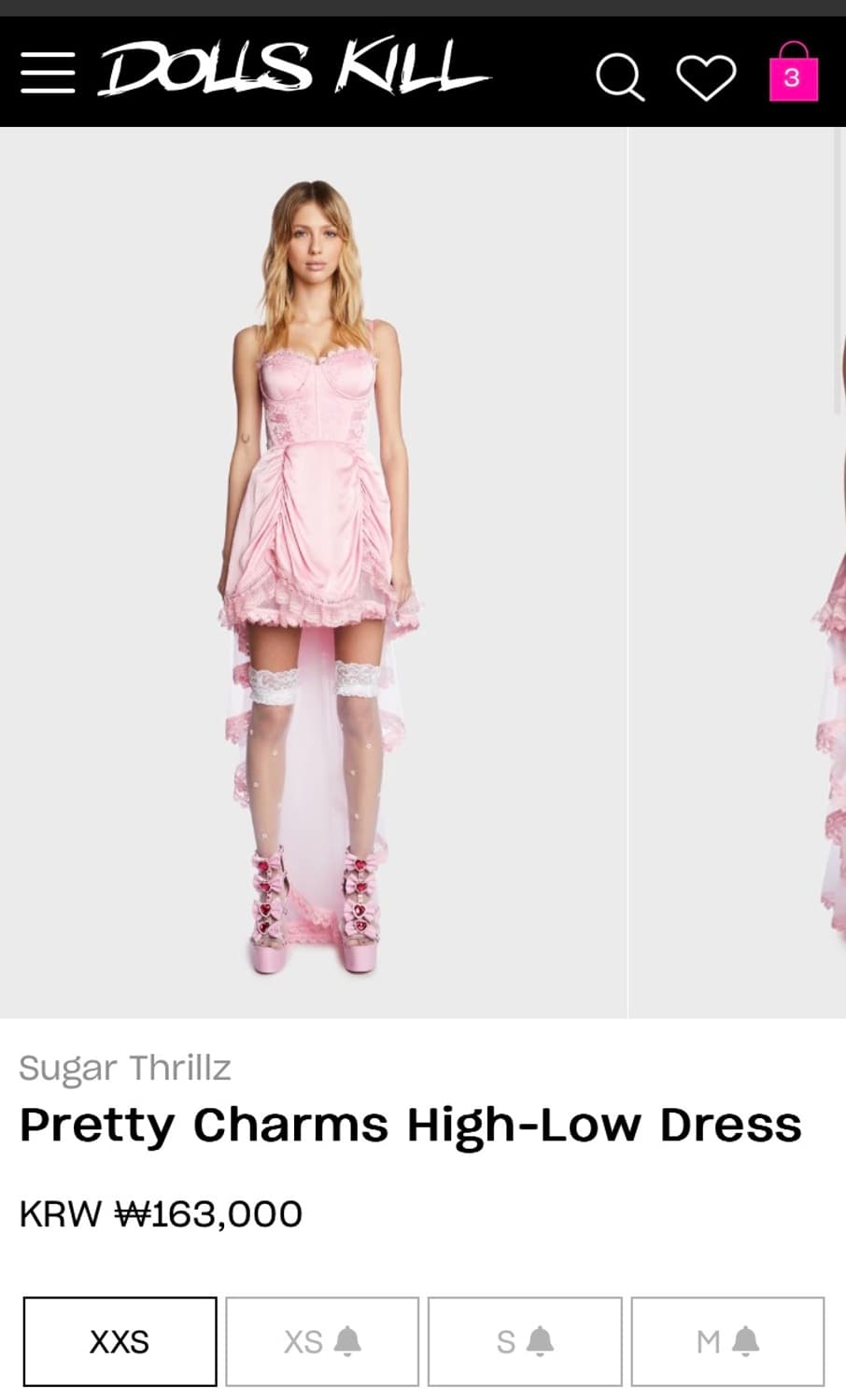 Dollskill SugarThrillz 드레스 상품이미지1