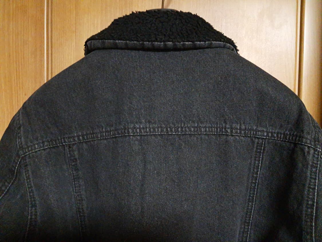 GU 여성 보아털 흑청 자켓 95 상품이미지4