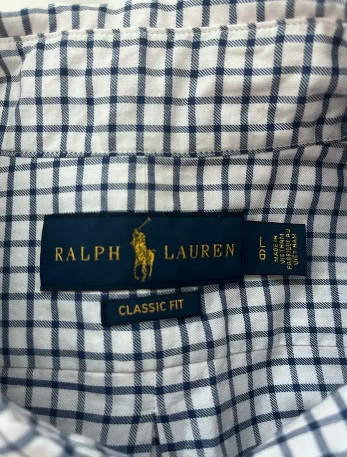 랄프로렌 정품 체크 셔츠 상품이미지3