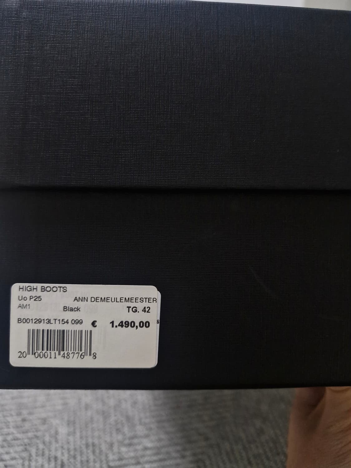 (미시착새상품) 앤드뮐미스터 레이스 하이탑 부츠 42사이즈 상품이미지4