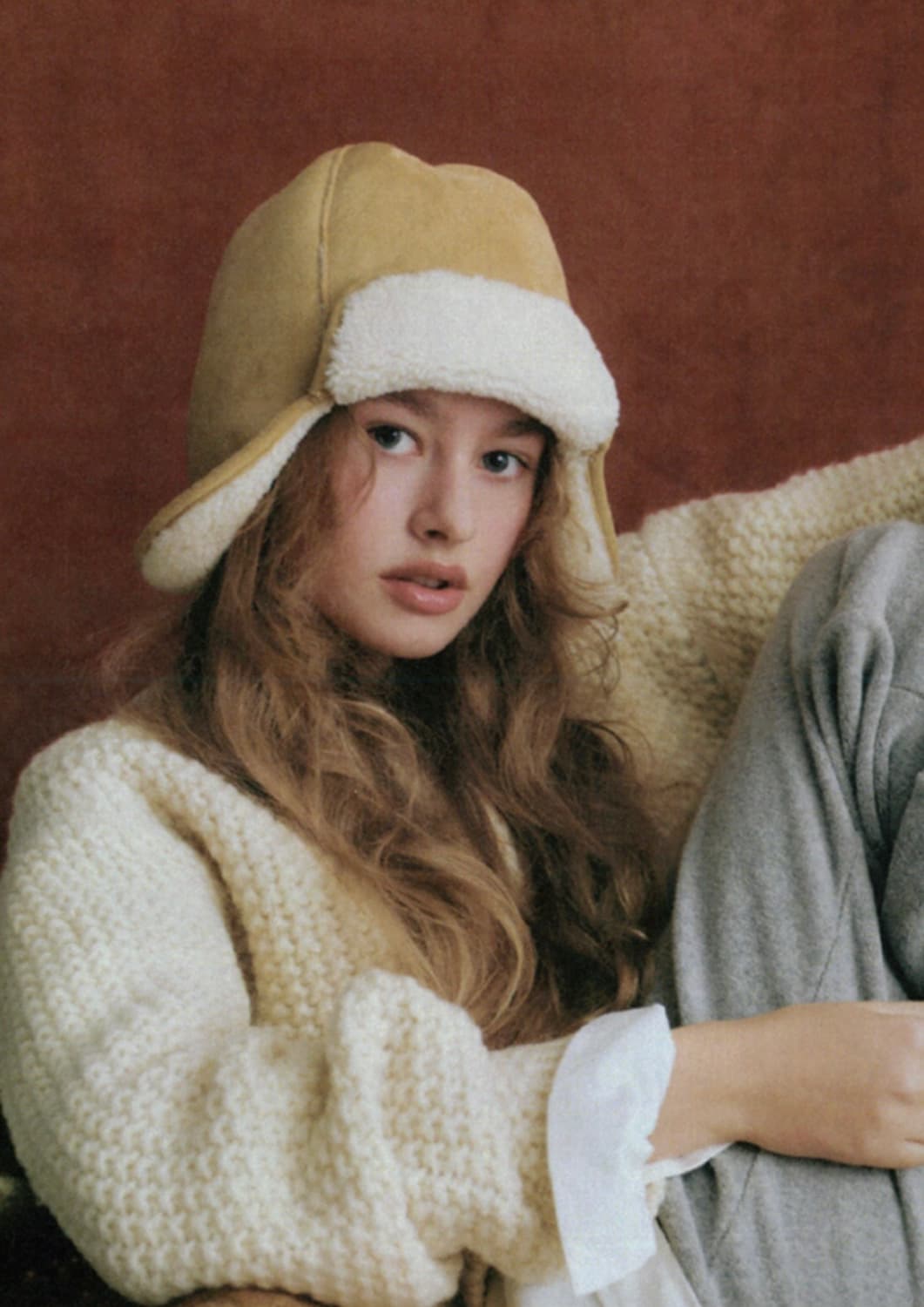 Ribbonbit 리본빛 무스탕 모자 상품이미지3