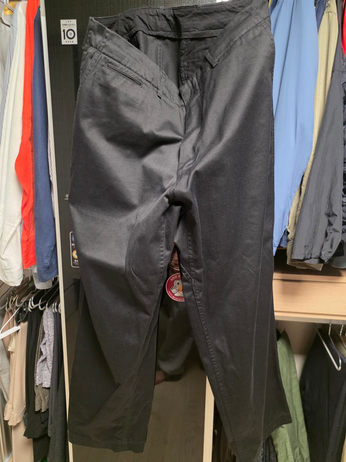 나나미카 와이드 치노 블랙 36사이즈 상품이미지6