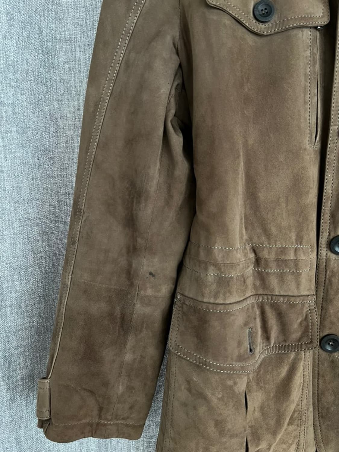 보그너 스웨이드 사파리 자켓/#687 상품이미지2