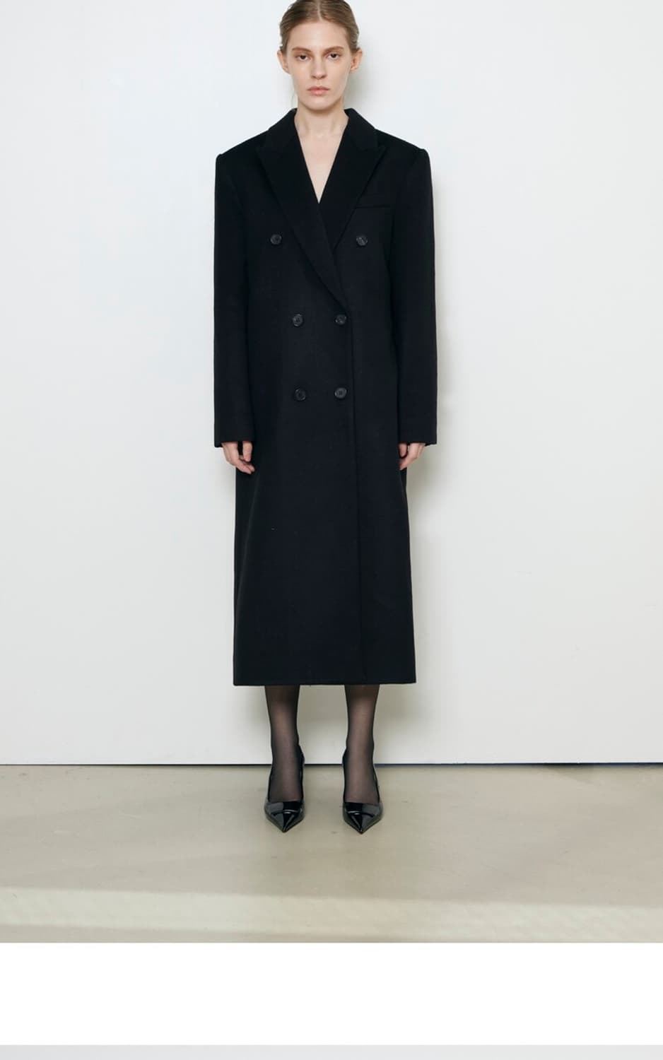 리파인드902 캐시미어 더블 브레스티드 코트 상품이미지2