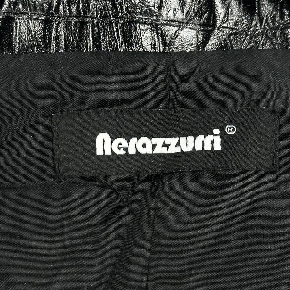 VTG 빈티지 레자 블랙 가죽 블레이저 자켓 (XXL) 상품이미지5