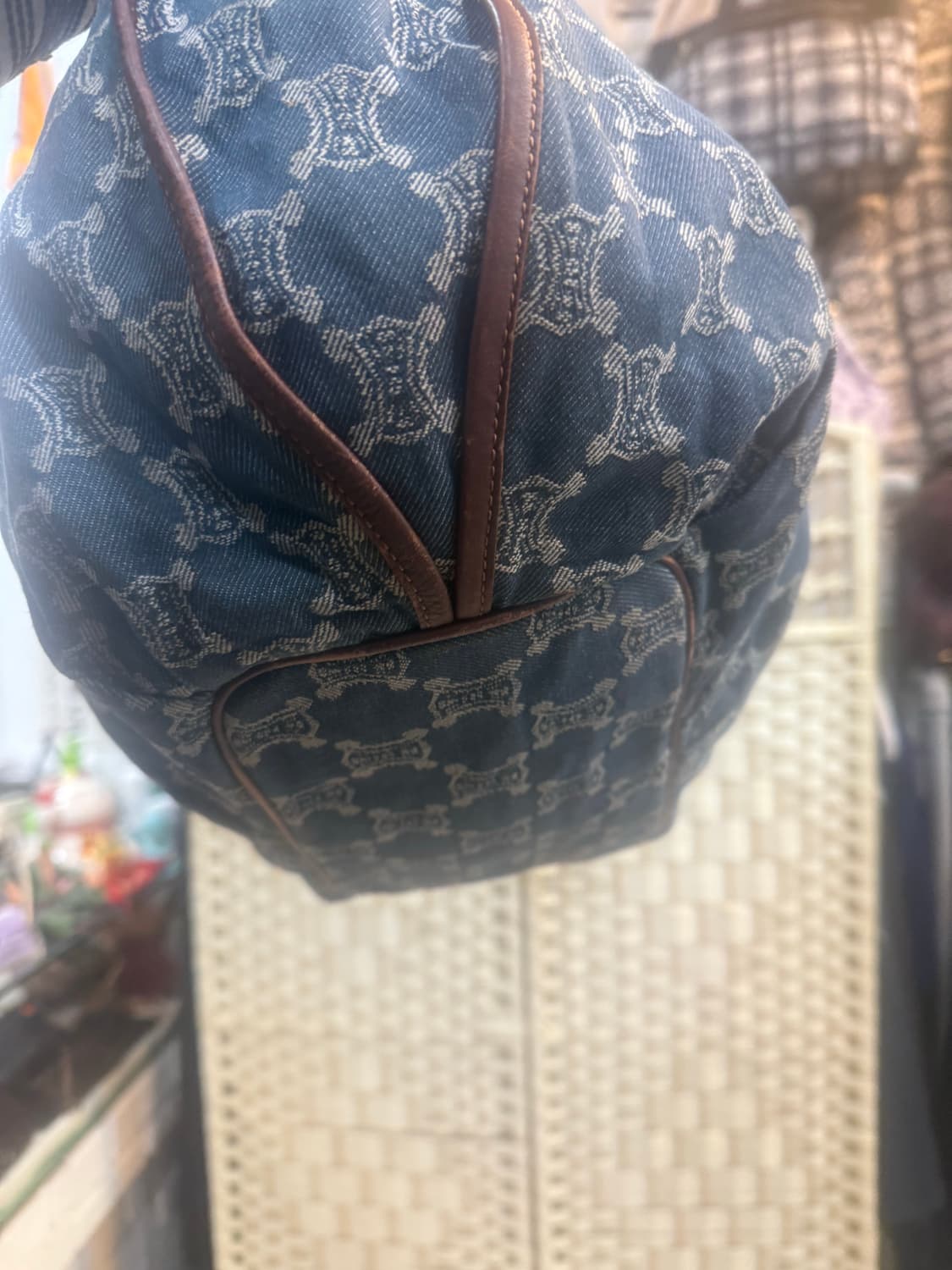 정품 셀린느 피터스윗 데님 호보백 팝니다 상품이미지6