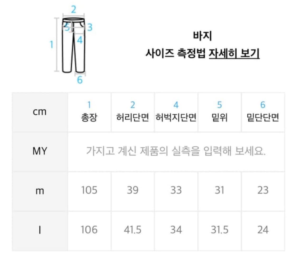 영오 워시드 데님팬츠 m 상품이미지5