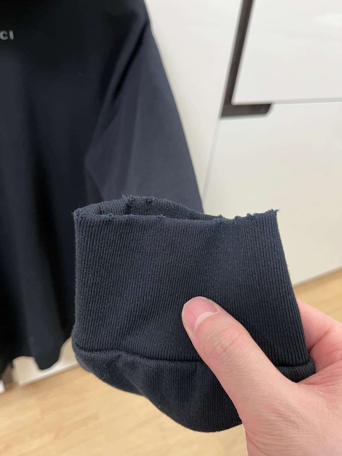 구찌 x 디즈니 콜라보 후드티 블랙 L 상품이미지3