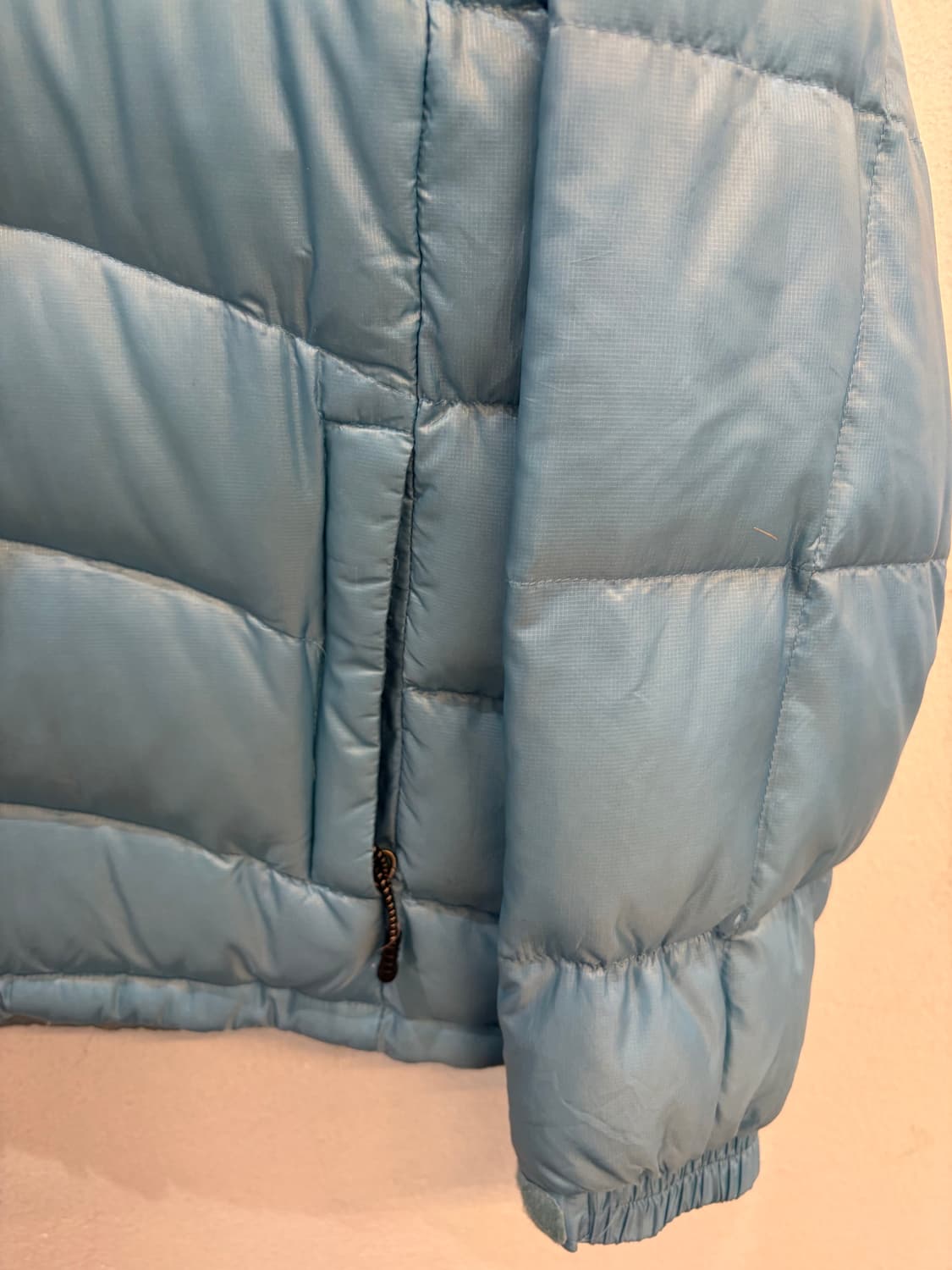 L.L.Bean Light Blue Down Puffer Jacket 상품이미지4