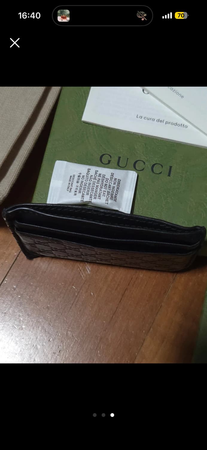 구찌 카드지갑 풀박스 상품이미지3