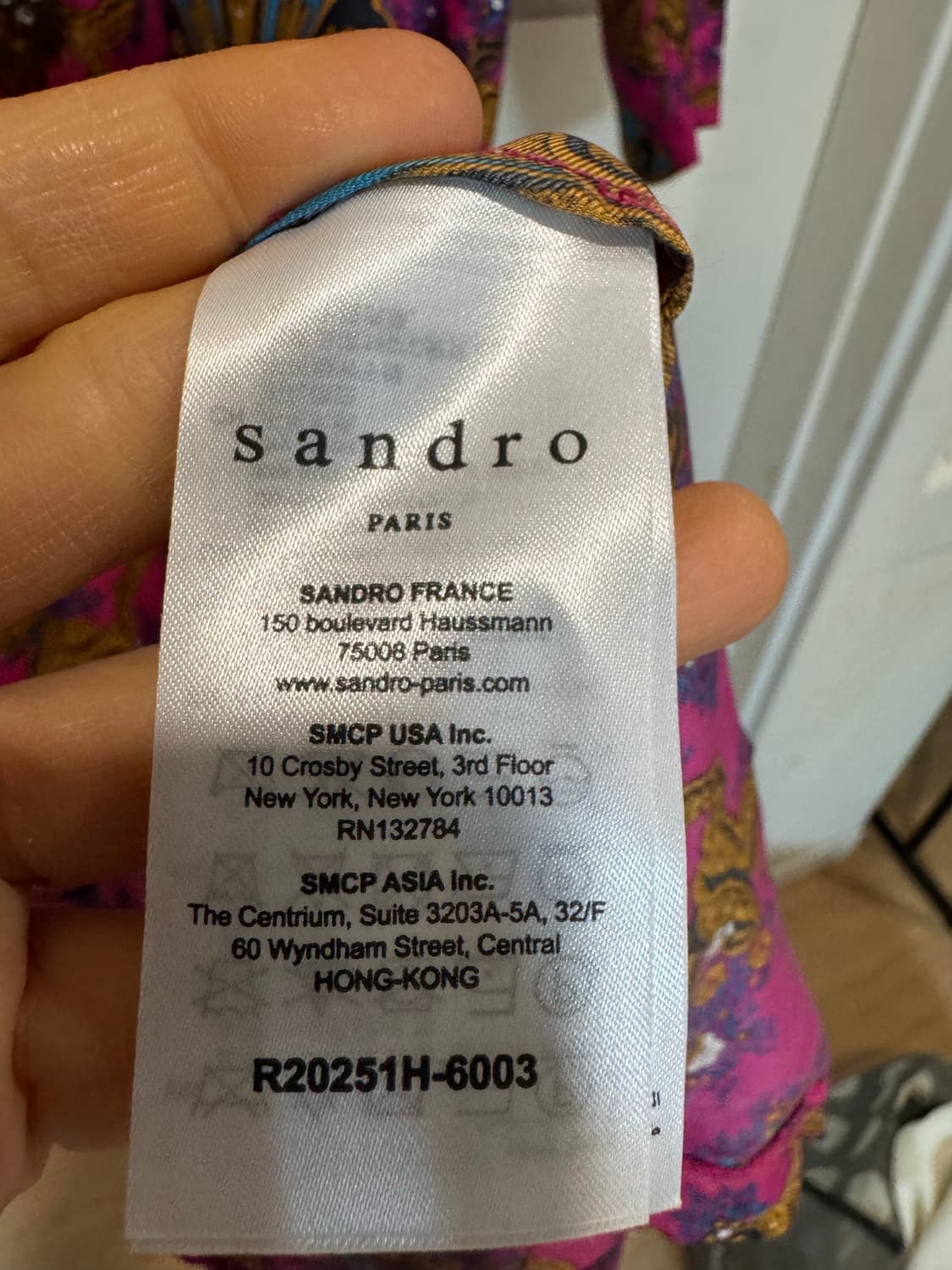 Sandro 산드로 실크 원피스 상품이미지5