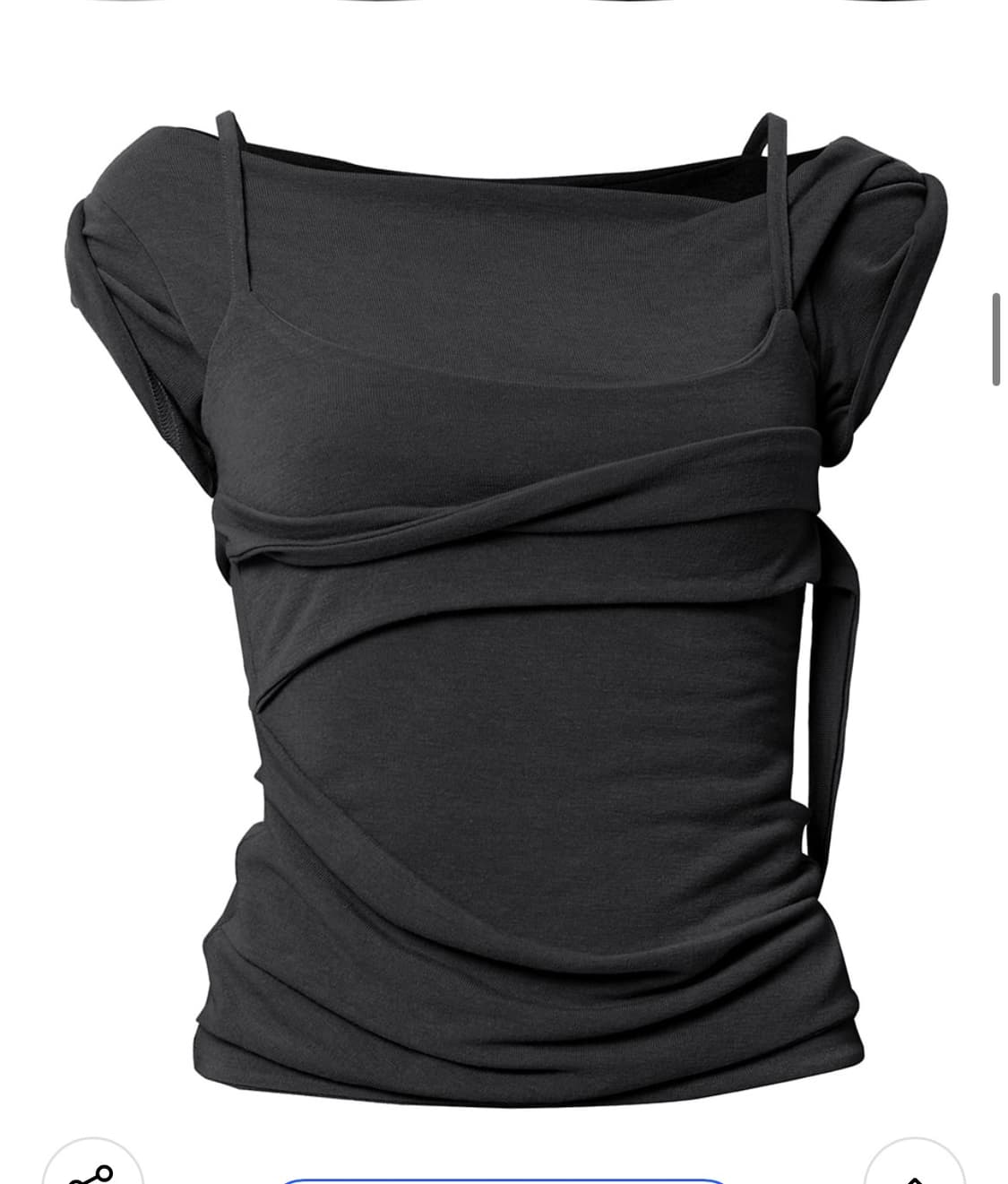 플레어업 Layered Bustier T-Shirt 상품이미지1