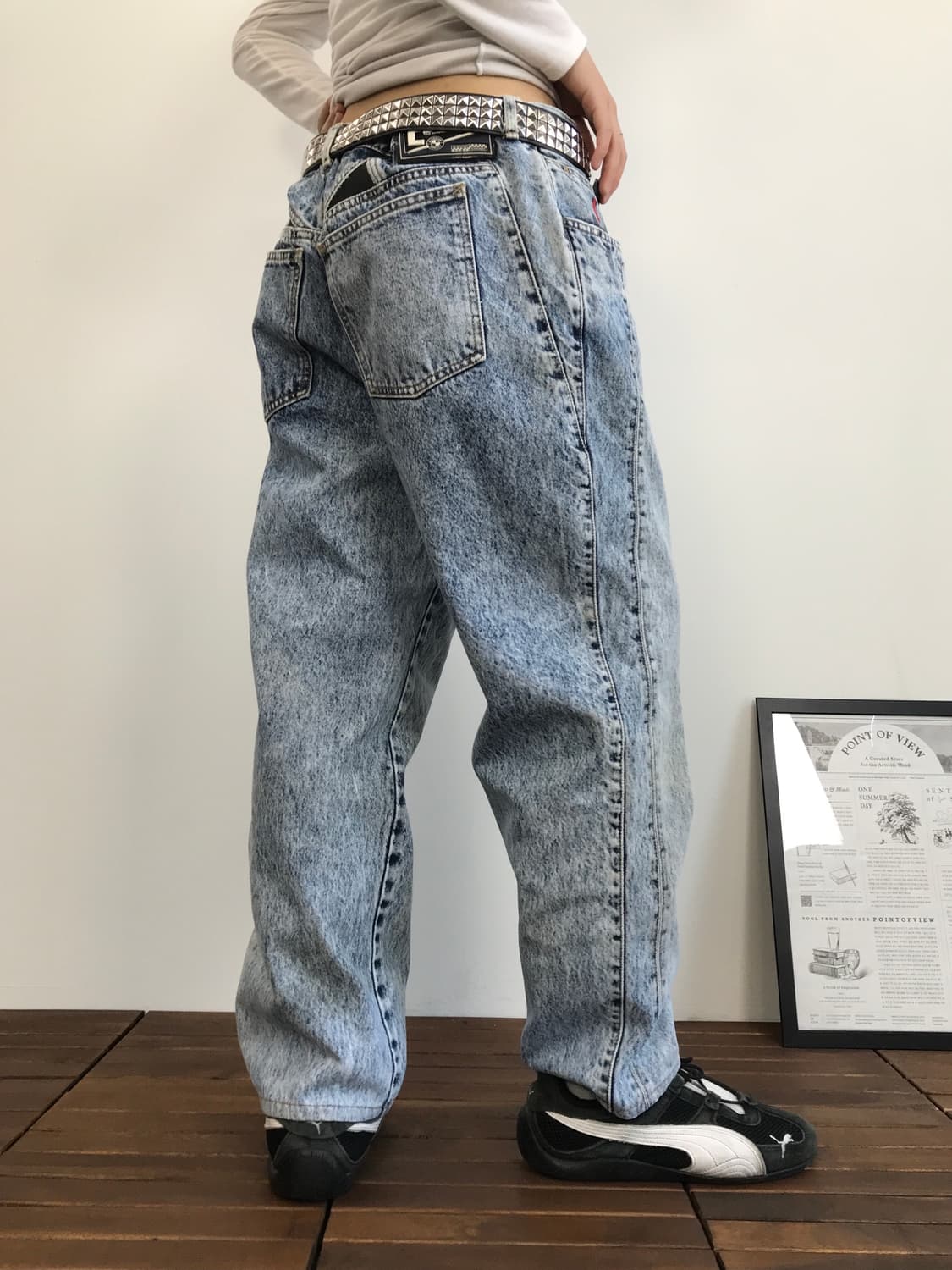 Edwin Vintage Light Wash Tapered Pants 상품이미지2