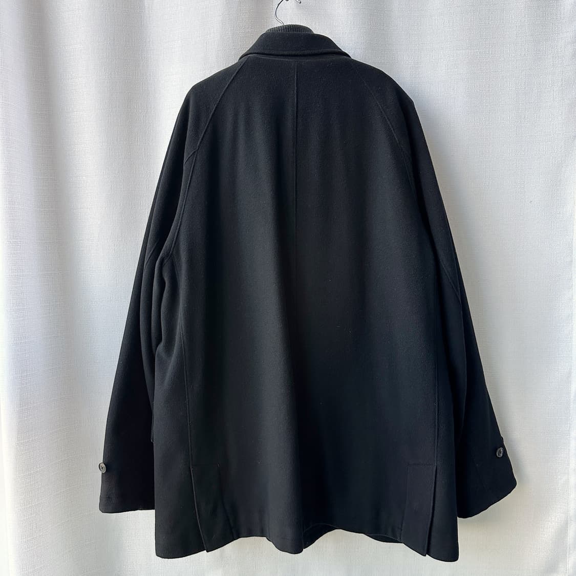 폴로 랄프로렌 투웨이 울 카코트 블랙 XL 상품이미지4