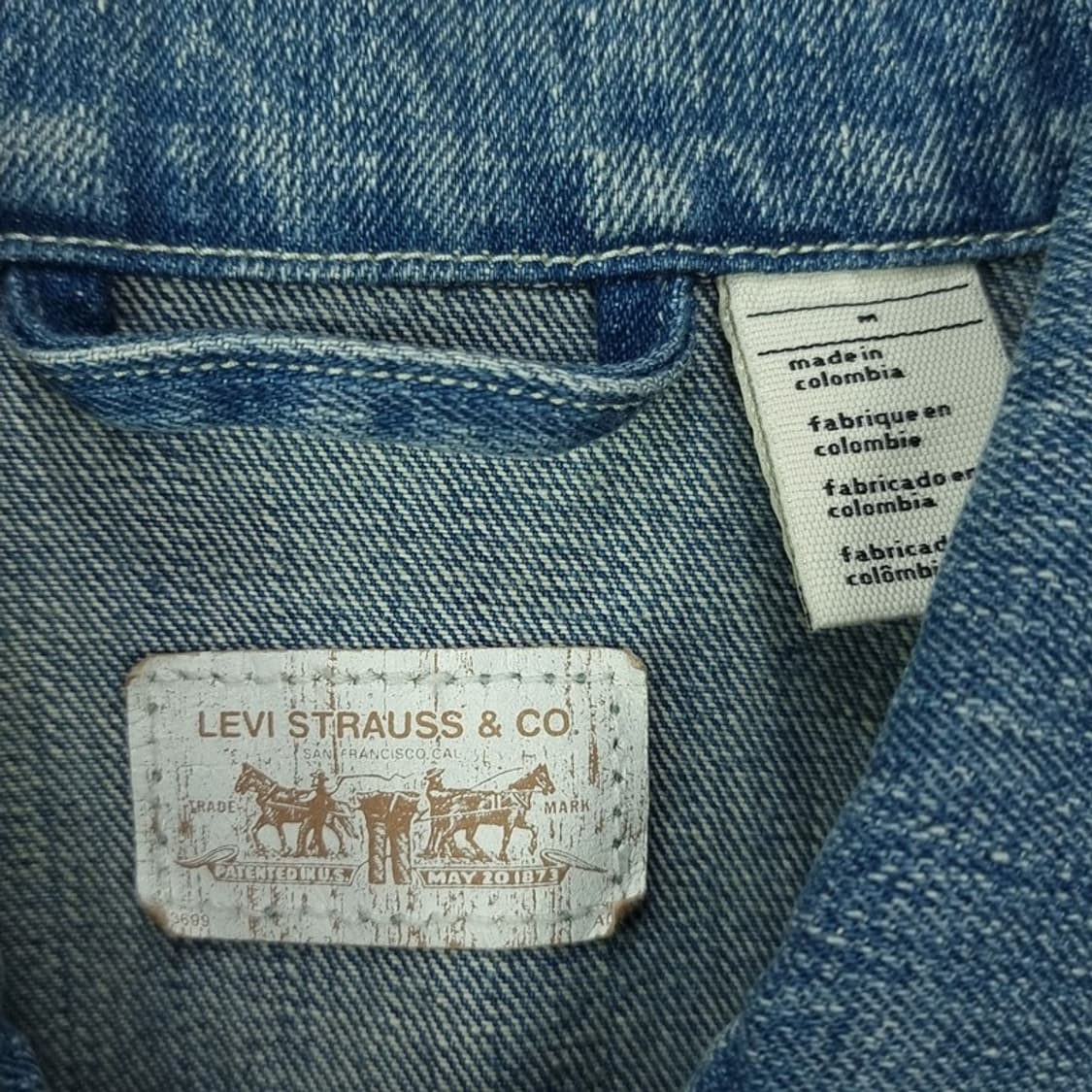 [리바이스] 워시드 데님 트러커 자켓 청자켓 M16466 상품이미지8