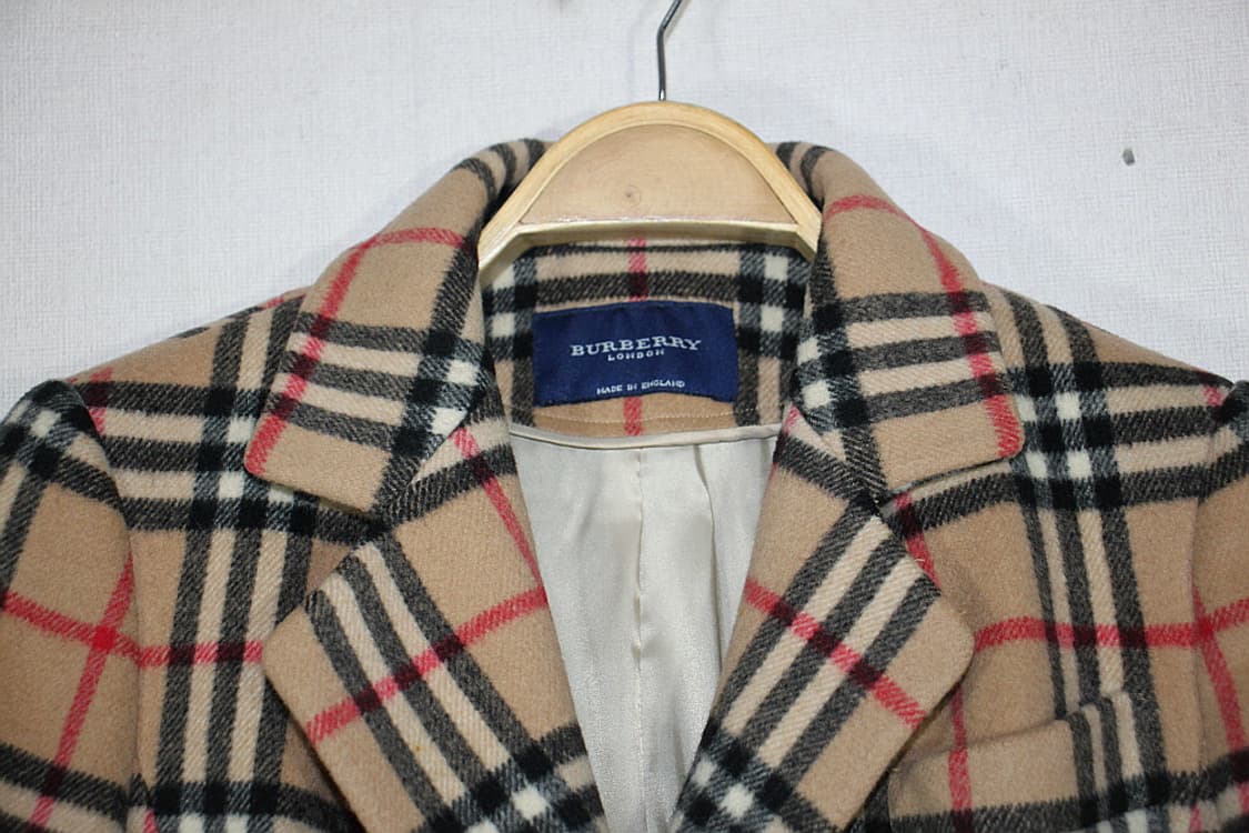 Burberry 버버리 노바체크 울 숏 코트(여자55) 상품이미지5