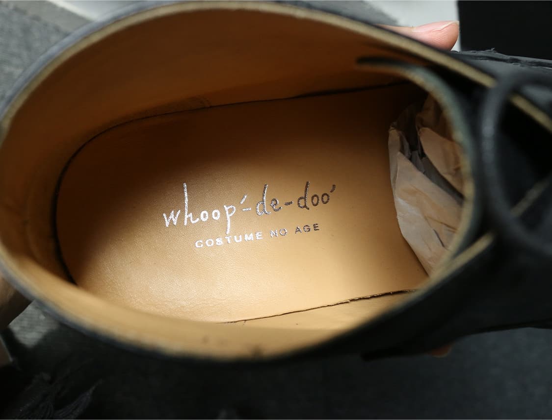 whoop'-de-doo' 스퀘어토 레더 앵클 부츠  상품이미지10