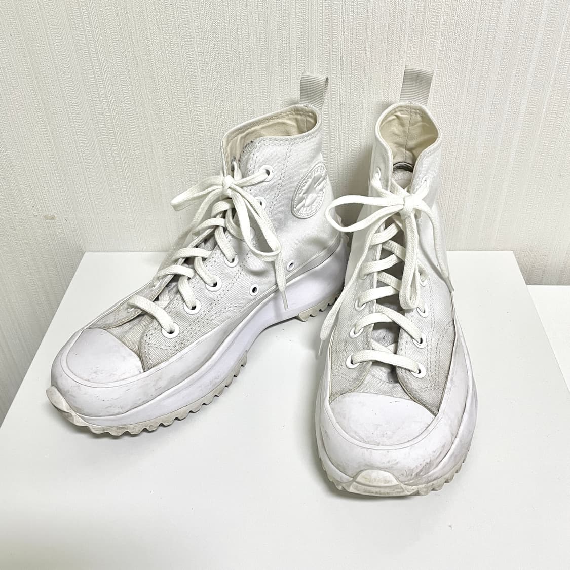 [235] 235-240 컨버스 런스타 하이크 하이 올화이트 상품이미지1