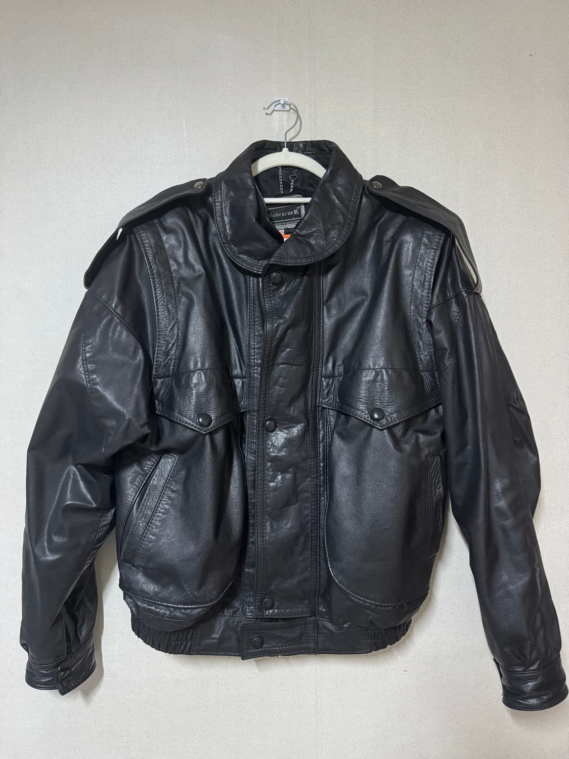 레더 파일럿 자켓 (소가죽) 상품이미지1