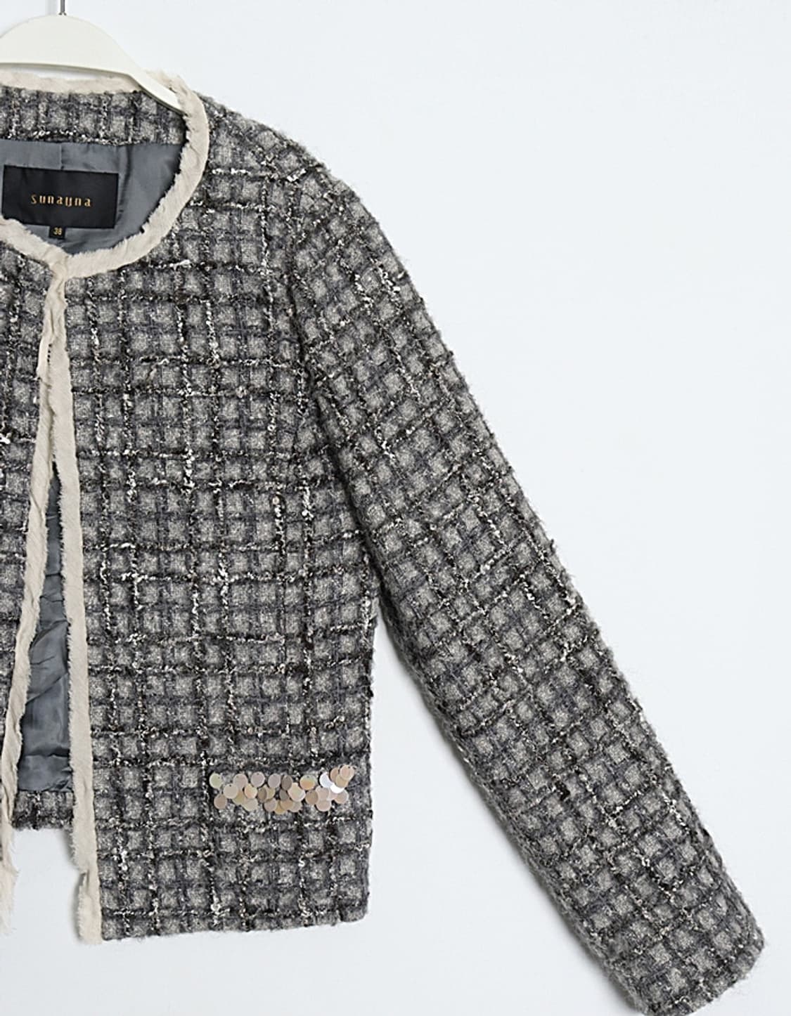 SunaUna Tweed Wool Jacket 상품이미지3