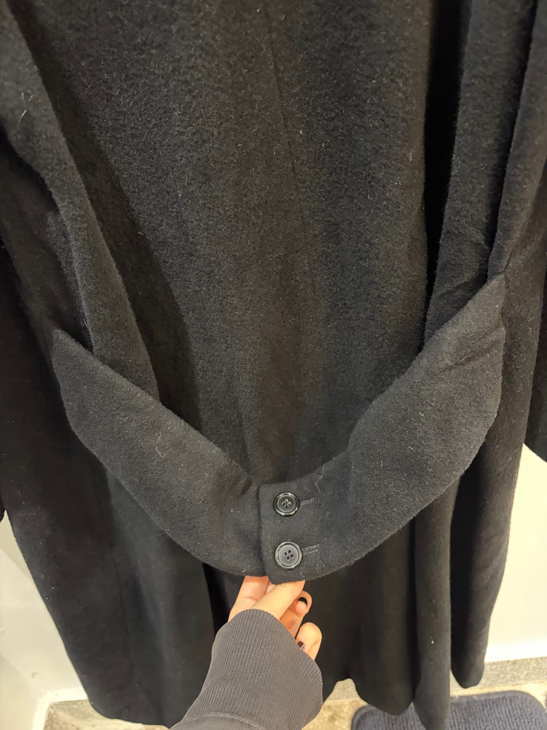 Workshop by Yohji Yamamoto Long Black Wo 상품이미지7