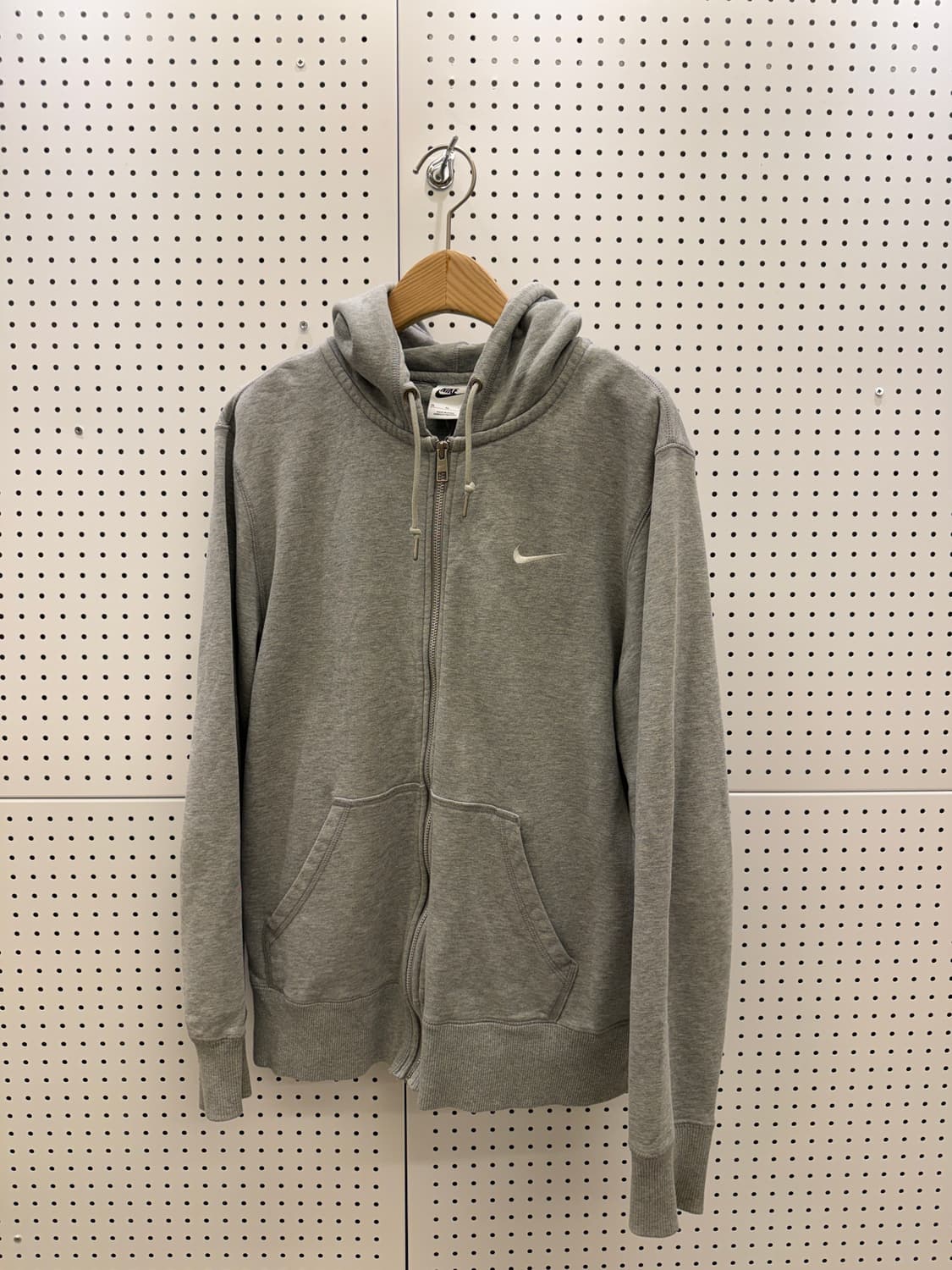 나이키 스우시 기본 후드집업 그레이 U1138 상품이미지2