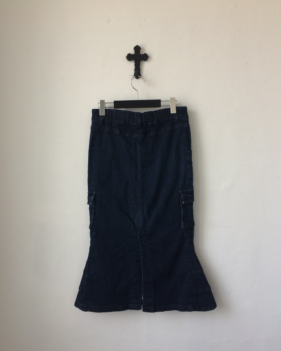 Denim cago skirt 상품이미지5